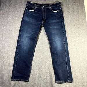 Levis 505 Jeans Mens 40x32 (m: 38x31) Blue Regular Fit Straight Leg Denim